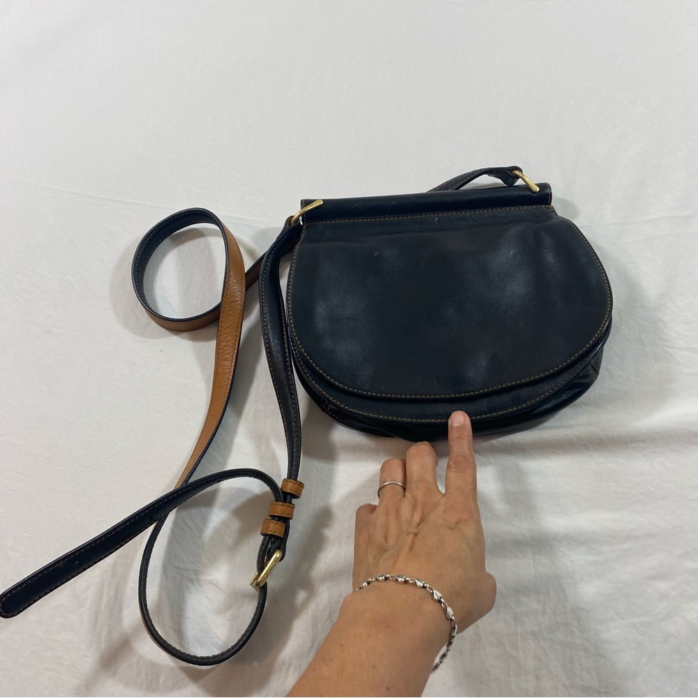 Vera Bradley Shoulder Bag Soft Leather  black bag - Picture 8 of 9